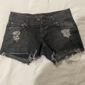 Carmar black denim shorts from LF. Size 24.